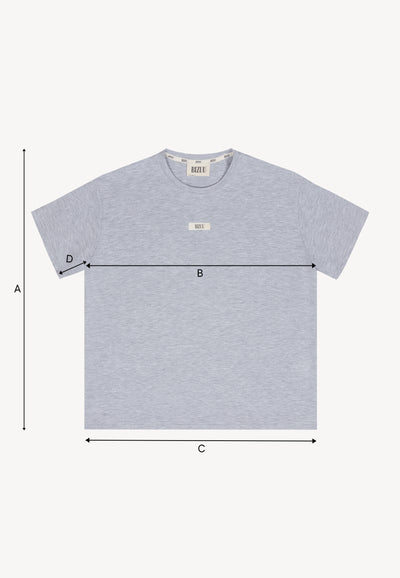 Bawełniany szary T-shirt z logo TISHALLE