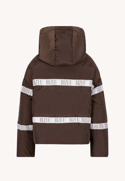 Brązowa kurtka puchowa oversize TOKYO