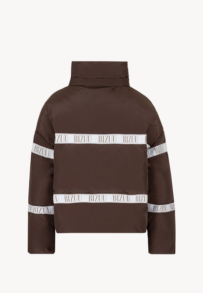Brązowa kurtka puchowa oversize TOKYO