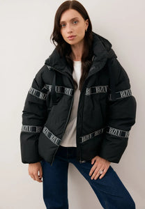 Czarna kurtka puchowa oversize TOKYO