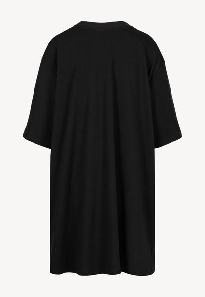 Czarna sukienka dzianinowa mini TRESS