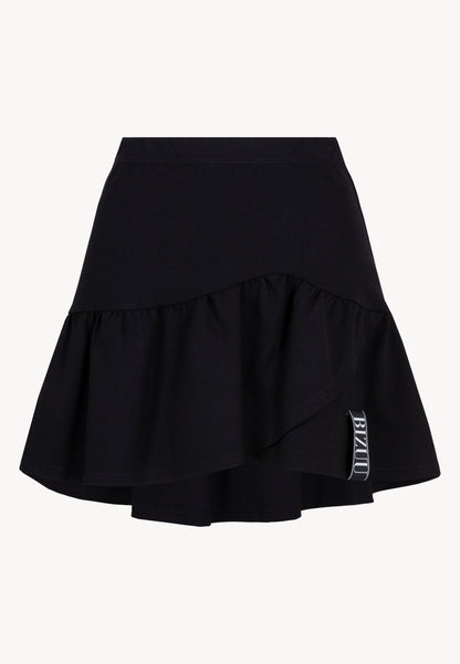 Czarna mini spódnica z dzianiny TULIAN