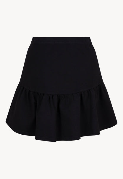 Czarna mini spódnica z dzianiny TULIAN