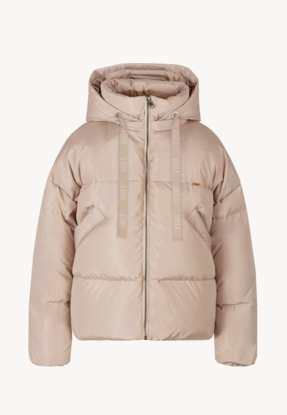 Beżowa kurtka puchowa oversize YOKO
