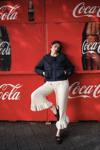 Brązowe baleriny slingback z zamszu LAZO