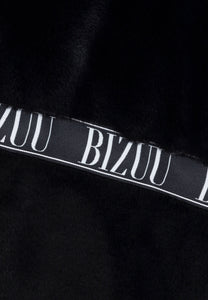 Czarne futro oversize FLORENCE