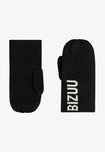Czarne rękawiczki z logo BIZUU GLOVU
