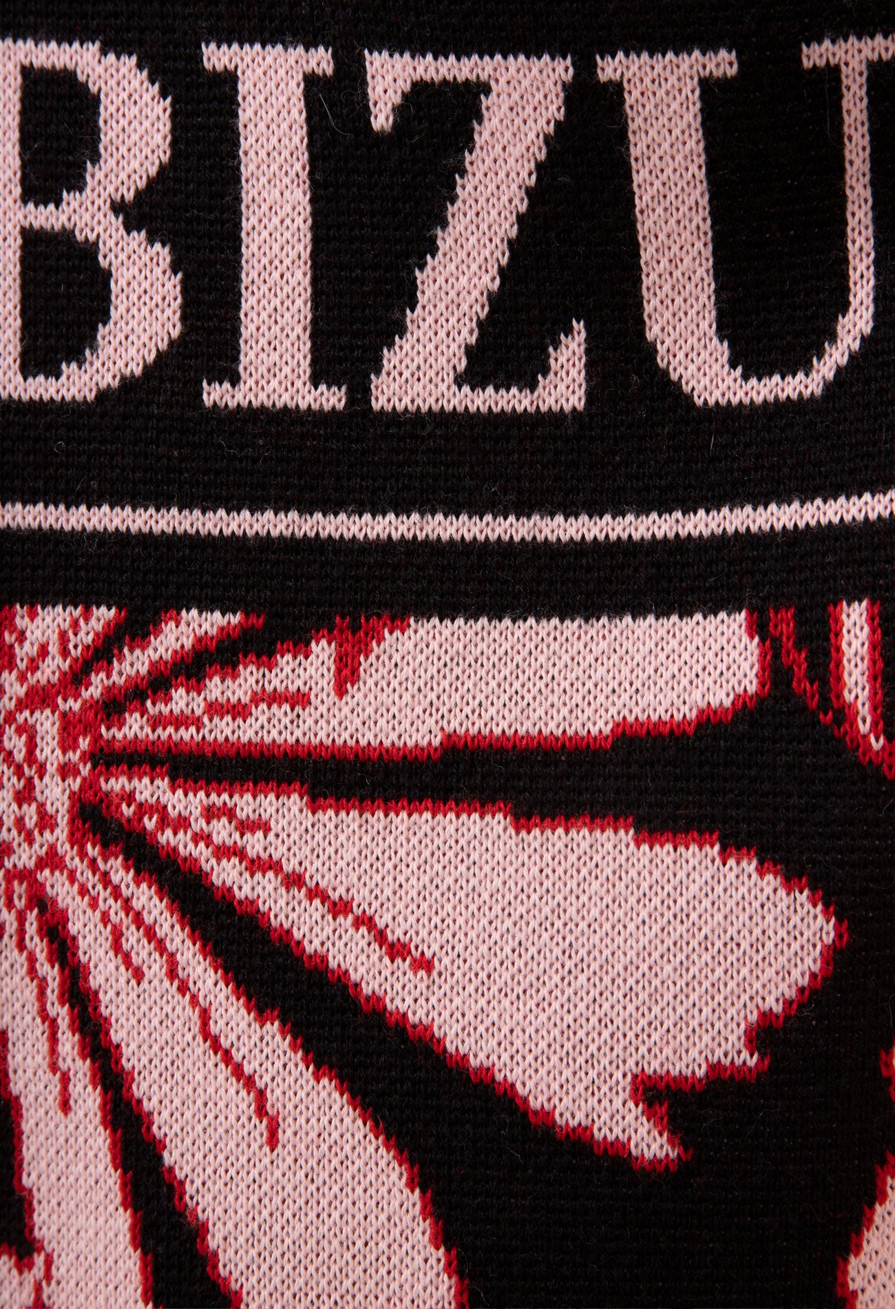 Zbliżenie na kwiatowy print na kardiganie HYLES.