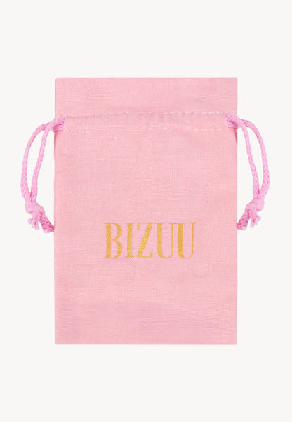 Czarna klamra do włosów z logo GLIMMA