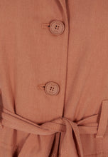 Bawełniany kombinezon z logowanymi guzikami SAFI pomarańczowy