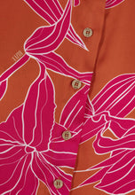 Załaduj obraz do przeglądarki galerii, Koszula w kwiatowy print SAUDA JIMENAORANGE