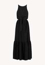 Maxi sukienka z odkrytymi plecami SATONA czarny